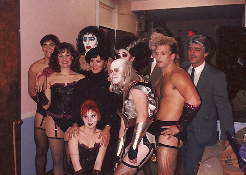 As Columbia, “Rocky Horror Picture Show” with Chita Rivera (center)